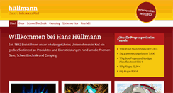 Desktop Screenshot of huellmann-kiel.de